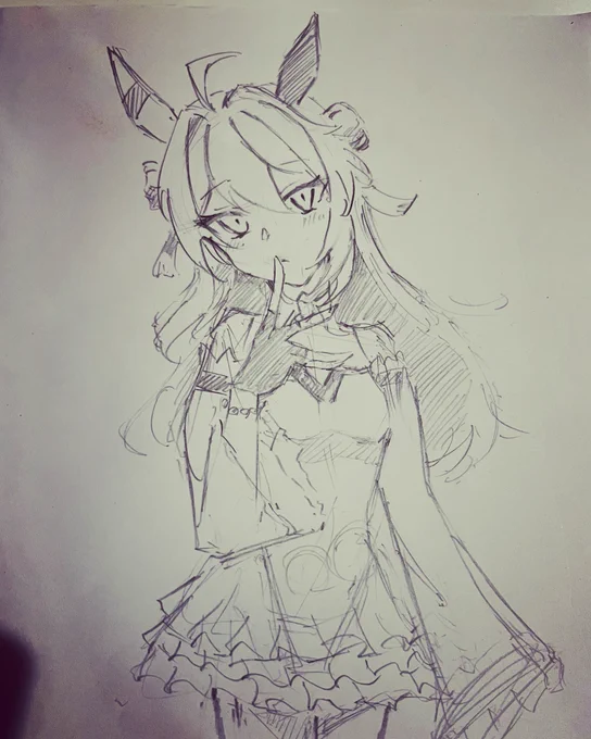 落書きリッキー#ウマ娘#コパノリッキー 