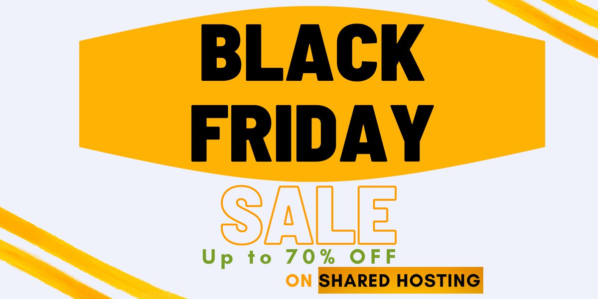 HostSoch's tweet photo. Hurry!! Big BLACK FRIDAY Sale is Live - Upto 70% OFF on Web Hosting Plans
Valid till Nov 30th, 2022. Grab now!!
https://t.co/OOptZNCVcO
#hostsoch #BlackFriday  #sale #Webhosting https://t.co/xzhZKYdr5A