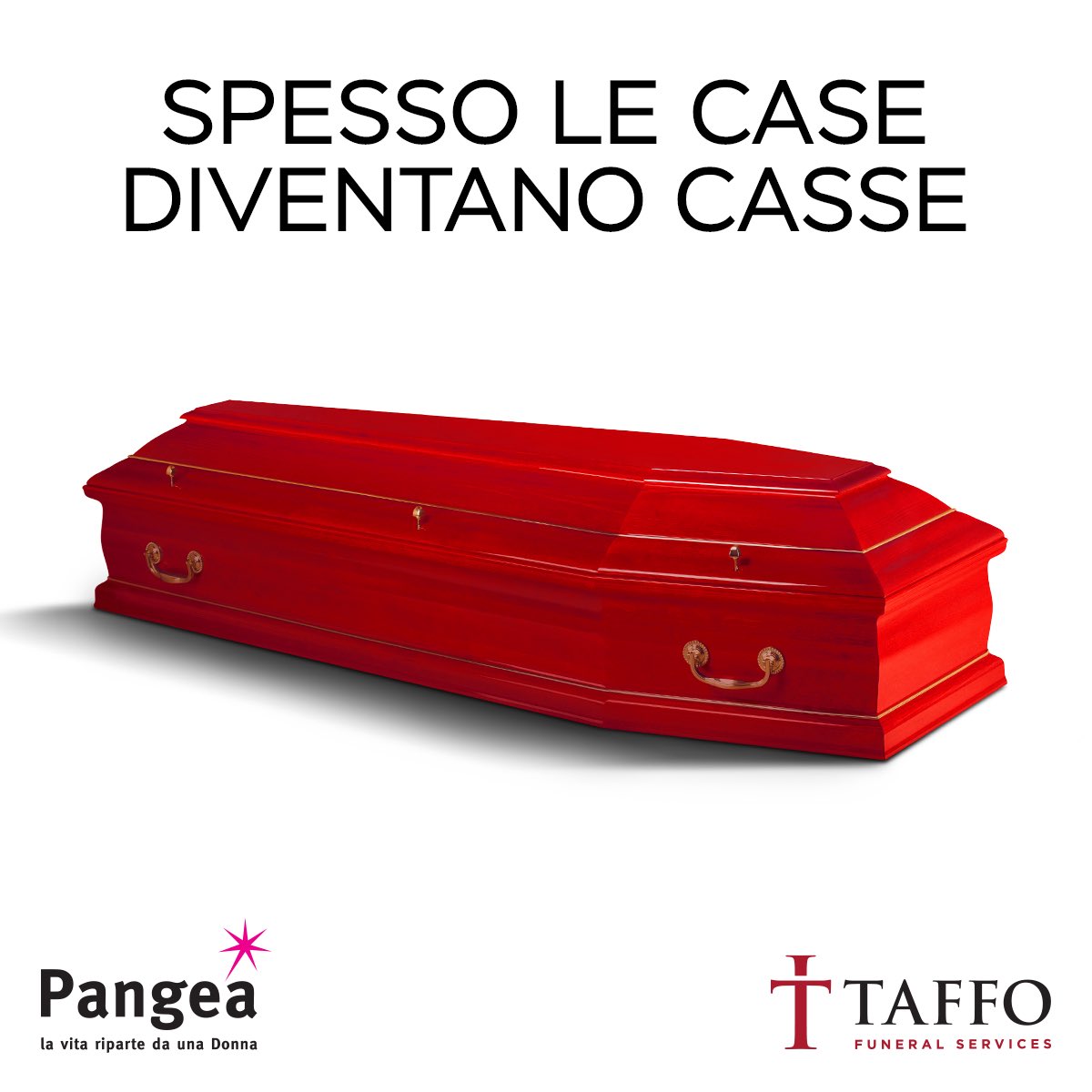 Per 1 donna su 3 la casa non è un posto sicuro.

#Pangea aiuta le donne che vivono una condizione di violenza, ascoltando i loro bisogni e offrendo assistenza e accoglienza.

Se stai vivendo una condizione di violenza o ne sei testimone chiama o scrivi allo 349 3442257.