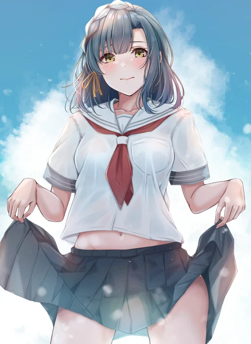 しっとり爽やか七尾百合子。 #ミリシタアートコンテスト 