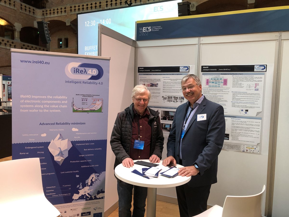 #iRel40 is presented at the EFECS 2022 in Amsterdam. Meet #iRel40 coordinators Klaus Pressel and Josef Mooser at our booth.