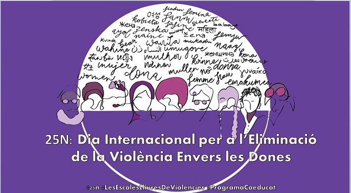 InsDB25anys's tweet photo. 🟣  25N: Dia Internacional per a l'Eliminació de la Violència envers les Dones.
Des de fa uns dies l’alumnat del Blanxart està realizant tot un seguit d’activitats per commemorar el #25N #Olesalliuredemasclisme #LesEscolesLliuresDeViolències #ProgramaCoeducat #desemmascarem https://t.co/y5B2CTD4PQ