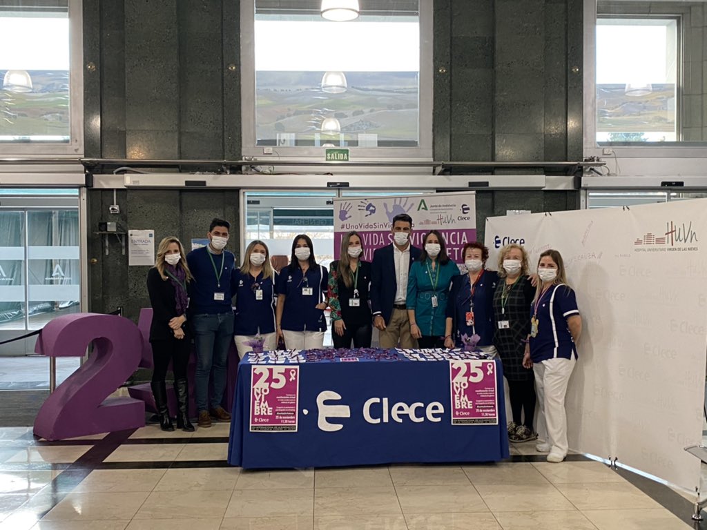 ManuelaClece's tweet photo. 🏥 En el 𝐃𝐢́𝐚 𝐈𝐧𝐭𝐞𝐫𝐧𝐚𝐜𝐢𝐨𝐧𝐚𝐥 𝐝𝐞 𝐥𝐚 𝐄𝐥𝐢𝐦𝐢𝐧𝐚𝐜𝐢𝐨́𝐧 𝐝𝐞 𝐥𝐚 𝐕𝐢𝐨𝐥𝐞𝐧𝐜𝐢𝐚 𝐜𝐨𝐧𝐭𝐫𝐚 𝐥𝐚 𝐌𝐮𝐣𝐞𝐫, junto con el @hospital_hvn, hemos inaugurado un stand para sensibilizar y concienciar. 

#UnaVidaSinViolencia https://t.co/OUkVzlDhmN