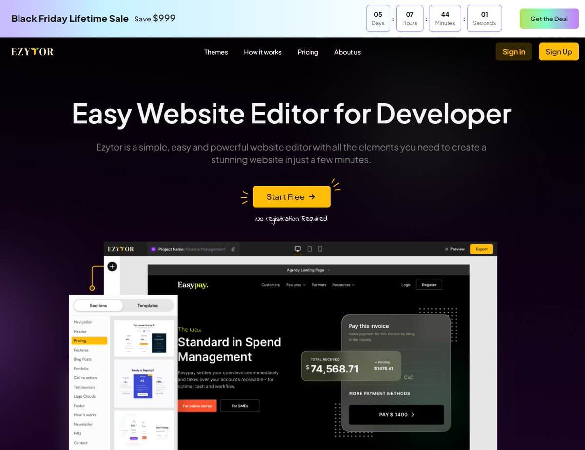 Hello Everyone!
Ezytor ( No code website Builder) is Live on Product Hunt!
Support and leave your feedback on PH.

producthunt.com/posts/ezytor

#launch #product #producthunt #builder #nocode #nocodeplatform #Konyadakatliamvar #Developer