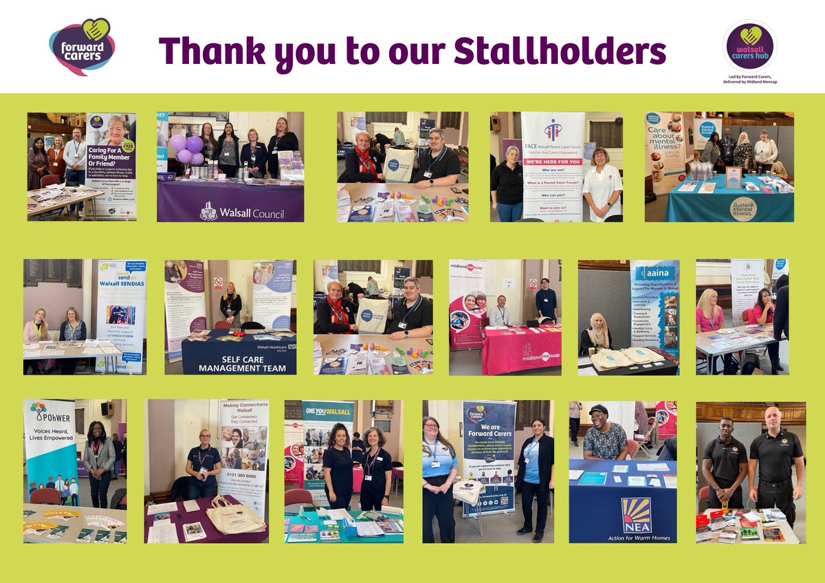 Thank you to all of the stallholders at our #CarersRightsDay event yesterday we hope you enjoyed the day as much as we did. <a href="/WalsallCouncil/">Walsall Council</a> <a href="/ForwardCarers/">ForwardCarers</a> <a href="/MidlandMencapUK/">Midland Mencap</a> <a href="/NEA_UKCharity/">National Energy Action</a> <a href="/WalsallHcareNHS/">Walsall Healthcare</a>