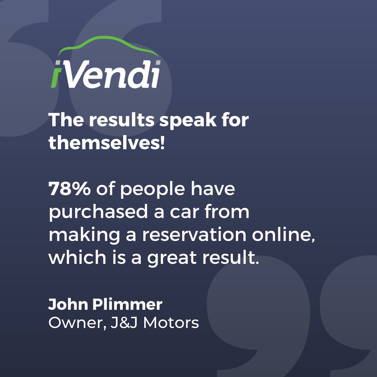 The team at J&amp;J have seen an amazing conversion rate from people reserving their stock online.

Read more about their experience using iVendi's digital retail tech 🖥 hubs.la/Q01qQX3b0

#casestudy #automotiveretail
