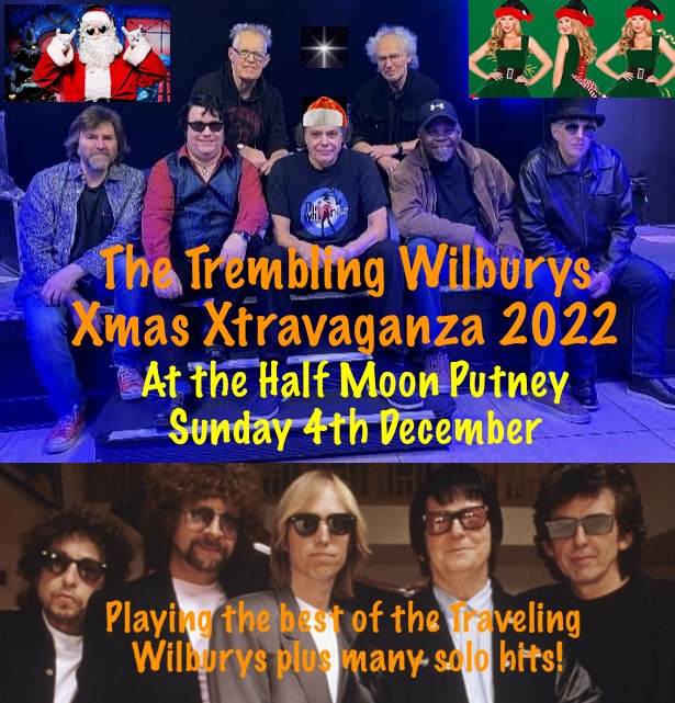 songlink's tweet photo. The Wilburys are back in Putney for their annual Xmas show - don't miss it! https://t.co/GSIZIg1SZS https://t.co/R6W2bXcfZg