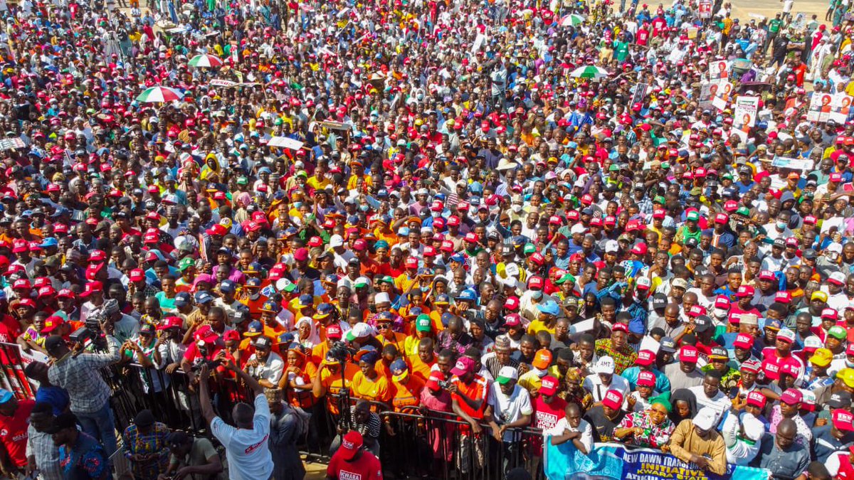 petecoolboy's tweet photo. #AtikuInKwara #PDPCampaign #OkowaInKwara it is obvious that #OSuWa is the order of the day in Kwara!
@atiku @bukolasaraki @IAOkowa @OfficialPDPNig ti takeover 
#Otoge has failed 😂😂🤣 https://t.co/g8JzpzAtGW