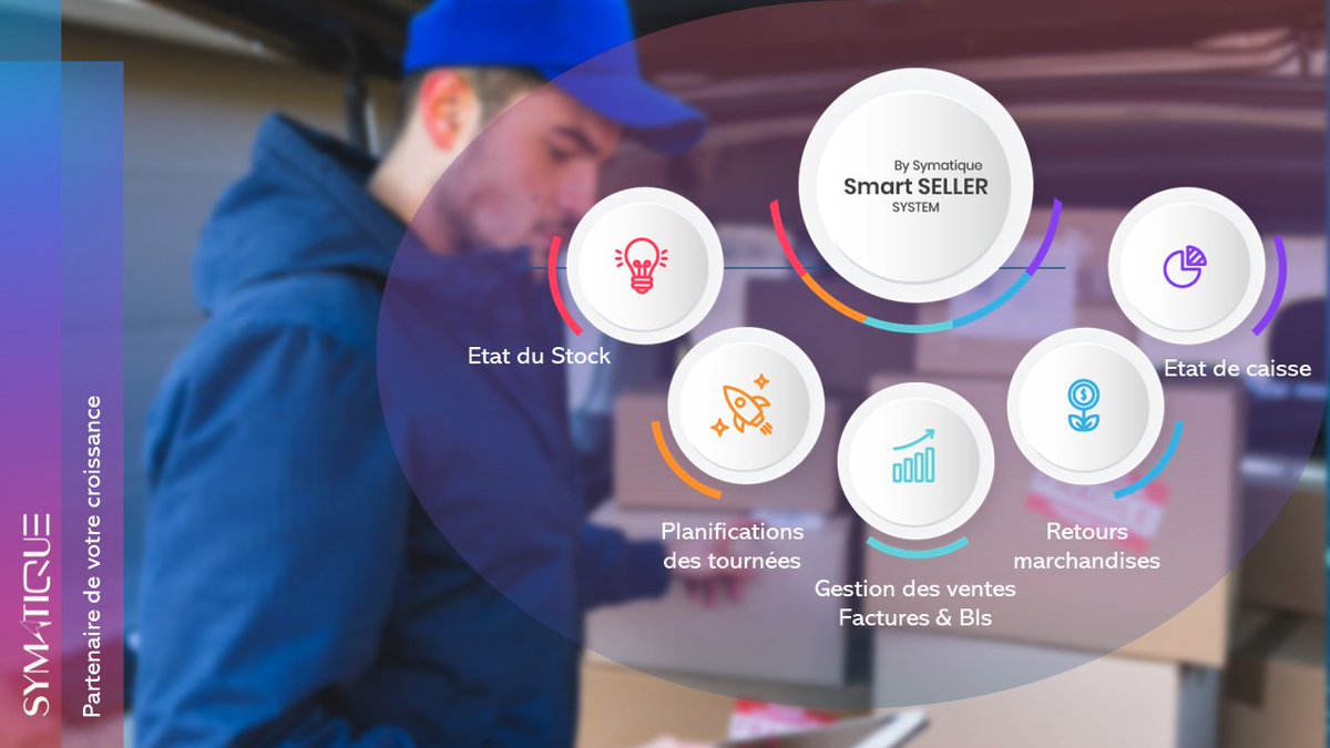 SYMATIQUE_INC's tweet photo. Découvrez le monde de la #vente porte à porte à travers notre solution #Smart #SELLER dédiée aux #vendeurs ambulants.
Plein d'autres avantages que vous pouvez découvrir en visitant notre site: https://t.co/UVCbuQR5Hk https://t.co/4bpVc3MP1q
