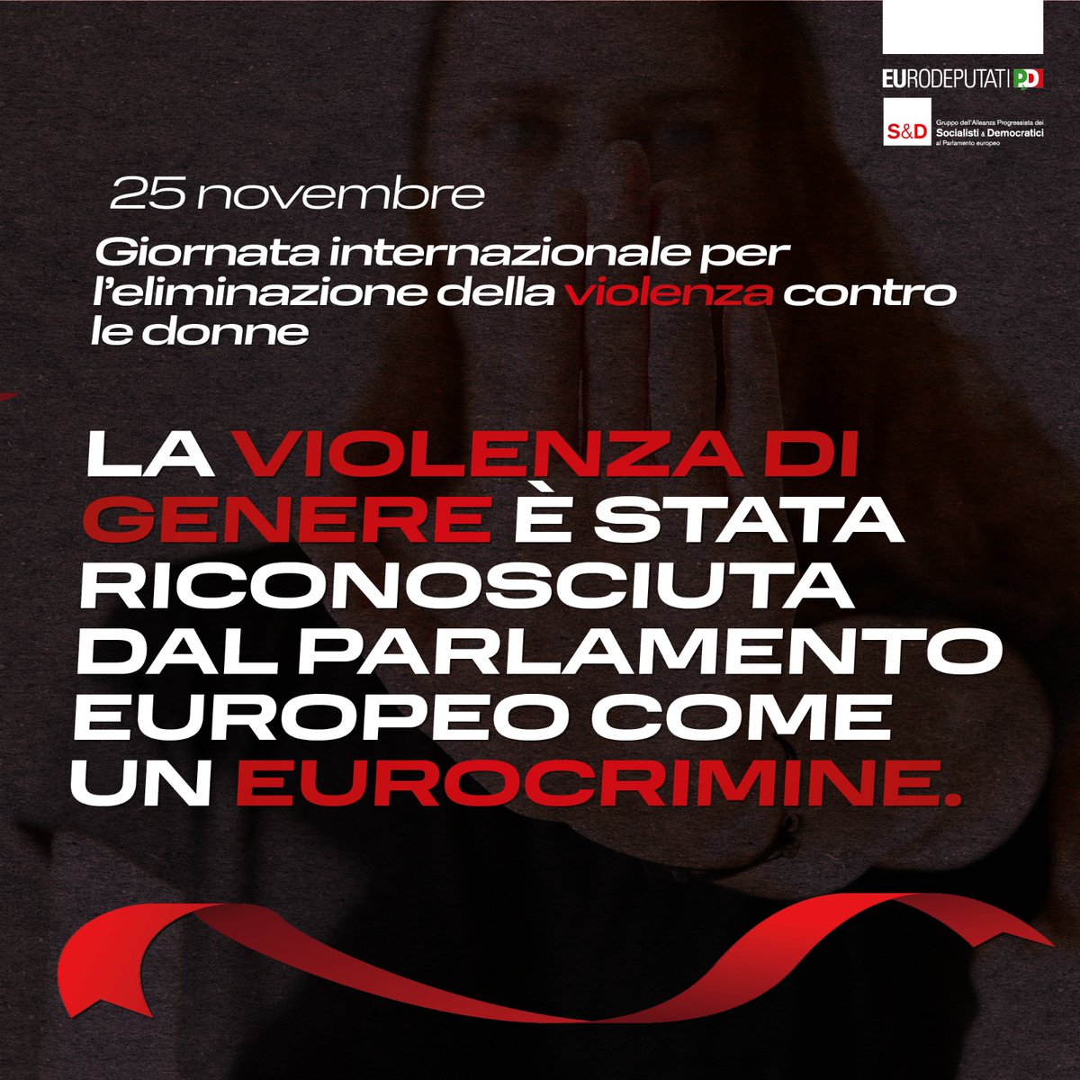 pdeuropa's tweet photo. Violenza di genere, dove il genere è sempre lo stesso: le #donne.

Solo attraverso un profondo rinnovamento politico, culturale e sociale potremmo raggiungere davvero il rispetto e la protezione necessari per tutelare realmente ogni donna. #25NOVEMBRE https://t.co/3hGB7ThAqd