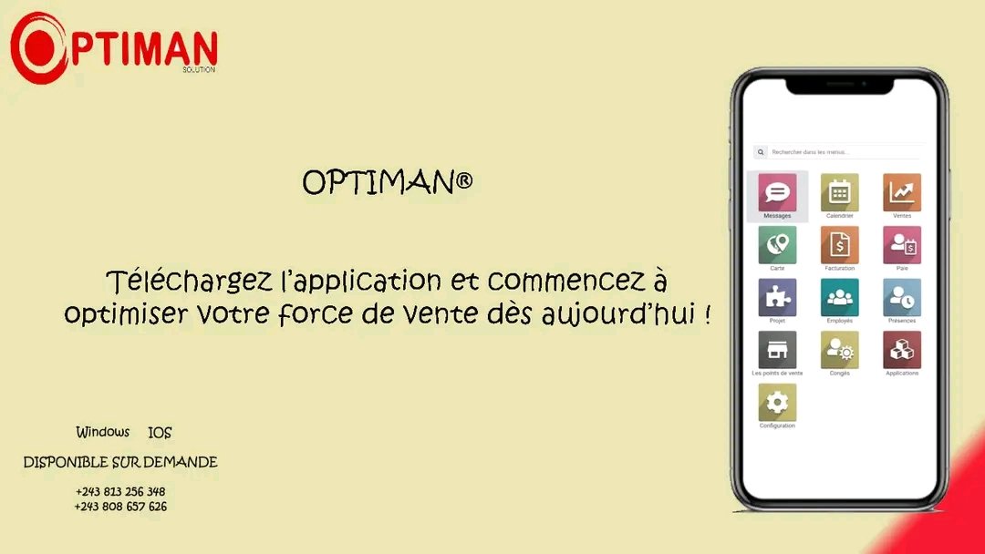 OPTIMAN12's tweet photo. ‼️Gérer sa force de vente n'a jamais été aussi simplifiée. 

Une application mobile et Web pouvant fonctionner off-line.

C'est du jamais vu!!! https://t.co/d3d3TxJc3B
