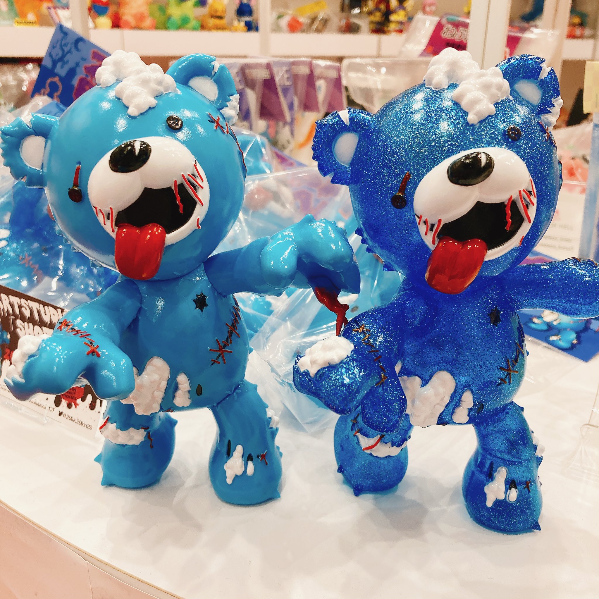 ゾンベアー ソフビフィギュ　スタンダードブルー　ZOMBEAR ゾンベアー ソフビフィギュ スタンダードブルー ZOMBEAR