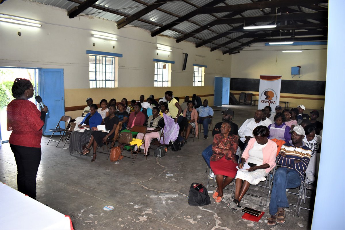 Today <a href="/KEWOPA/">KEWOPA</a> is hosting a Community engagement and advocacy forum in Nakuru County to equip them with skills to advocate on women’s rights and to participate in governance and leadership processes through public participation...