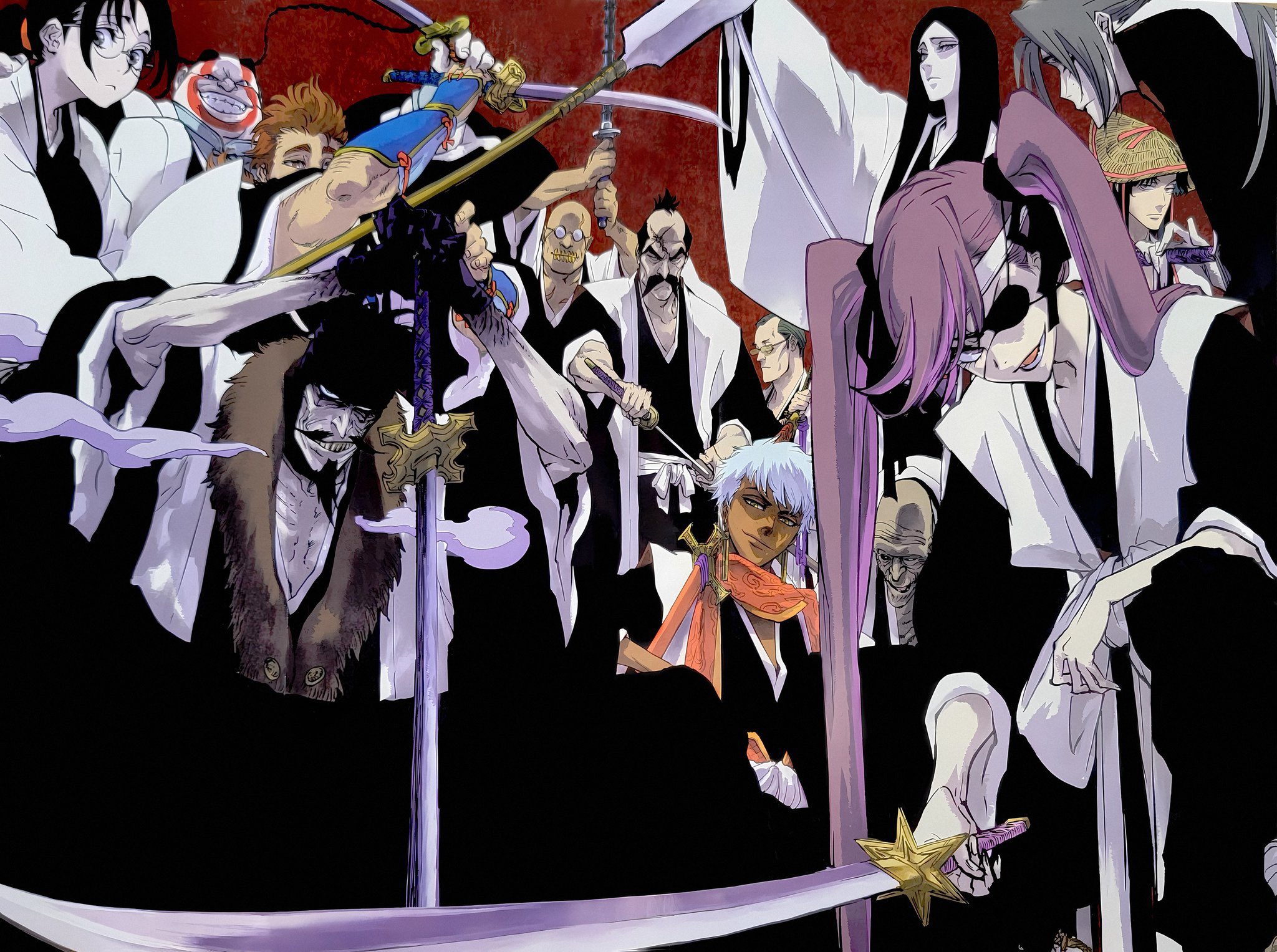 BLEACH 初代護廷十三隊 アクリルアート- BLEACH 初代護廷十三隊 アクリルアート-