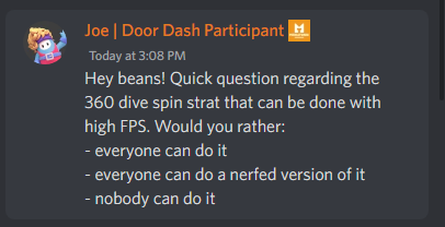 Finally you're working in the right direction! FPS advantages have always been a huge problem of this game, but the game physics actually feels 100% better with high FPS. So making it available for everyone will be the best decision! 🙏 <a href="/FallGuysGame/">Fall Guys</a> <a href="/Mediatonic/">Mediatonic 🎮</a>  <a href="/GosuJoe/">Joe Walsh</a>