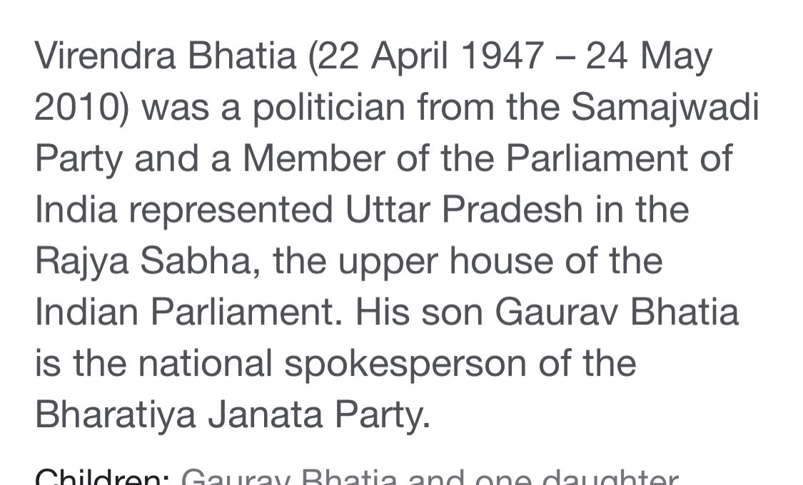 WithSamajwadi's tweet photo. @gauravbh Ye bhatia ji ke papa the. https://t.co/rGcsEtzSTz