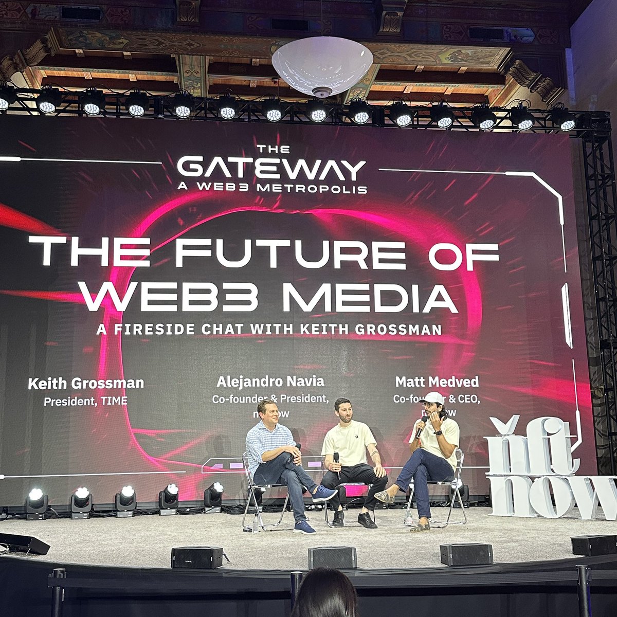 Love when my worlds collide and love my #frens honored &amp; grateful to work with and support you all ❤️<a href="/KeithGrossman/">Keith A. Grossman</a> <a href="/LuisANavia/">Alejandro Navia</a> <a href="/mattmedved/">medved</a> <a href="/nftnow/">nft now</a> <a href="/TIMEPieces/">TIMEPieces</a> #web3 #executivesearch #community #grateful