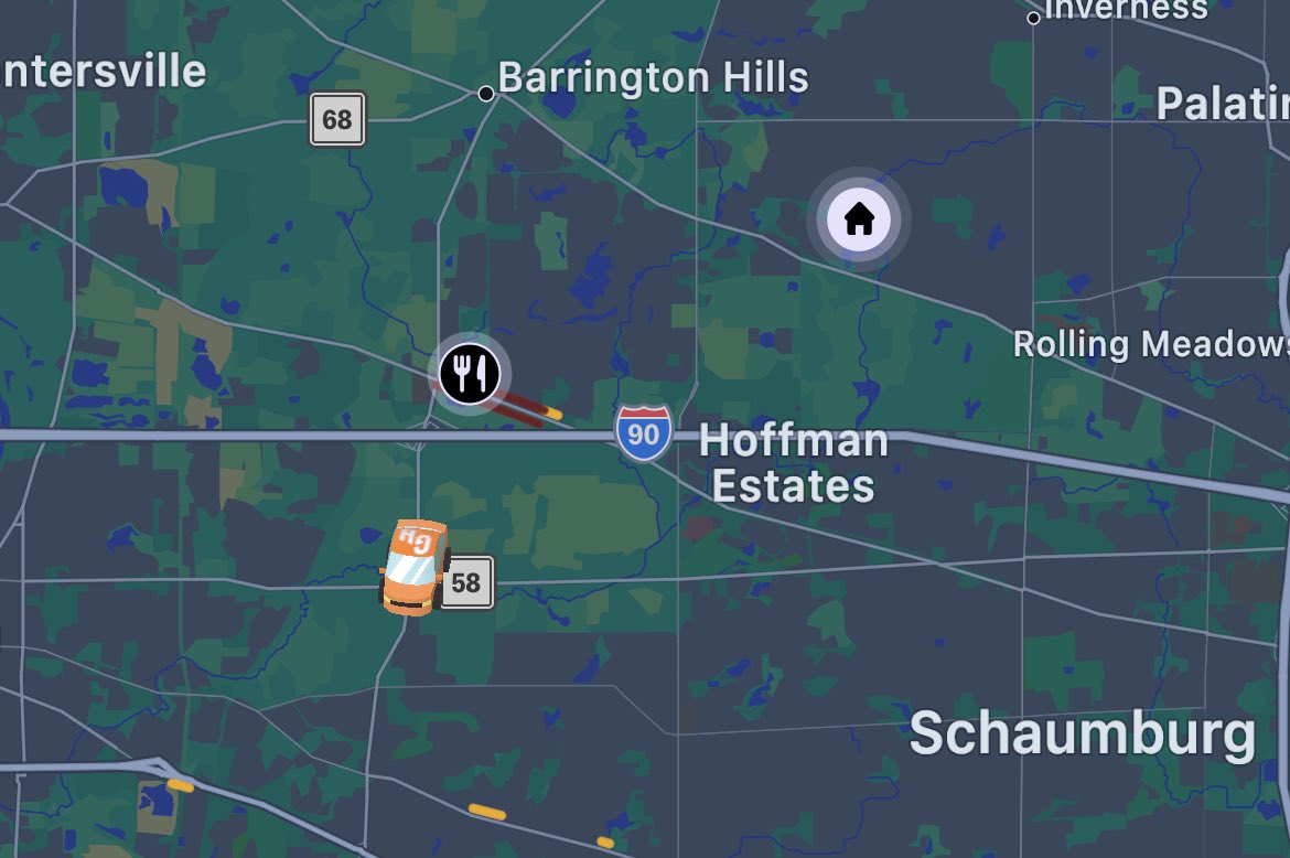 This whole <a href="/Grubhub/">Grubhub</a> drivers taking multiple orders at the same time is frustrating. Ordered soup and a sub and the driver is headed far from my home in the other direction (restaurant is about 12 mins from me). Guaranteed my soup will be cold and my sandwich will be mushy #pissed
