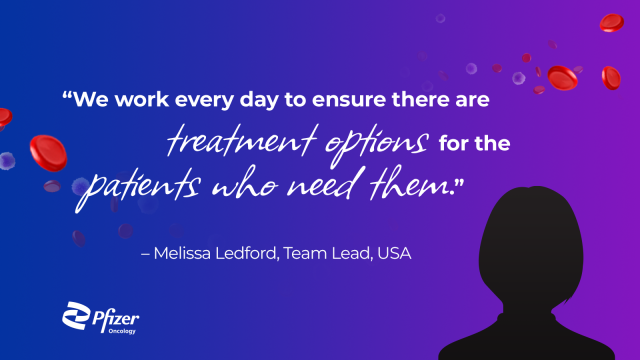 LedfordM's tweet photo. Our 4 core values at @Pfizer = Courage, Joy, Equity, and Excellence. Our contribution to the #bloodcancer community reflects a vision of Excellence. Melissa Ledford explains how this makes its way into our daily work. #mmsm #PFEColleague https://t.co/zqFNZWo1yQ