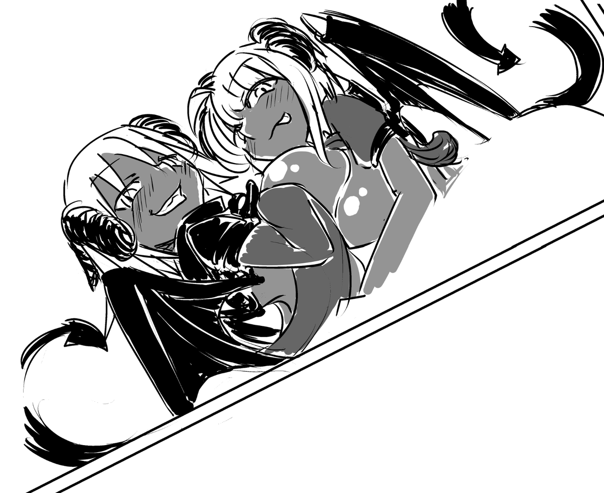 しょーねんエルフ達が淫魔に堕ちちゃうシーン描いてました 