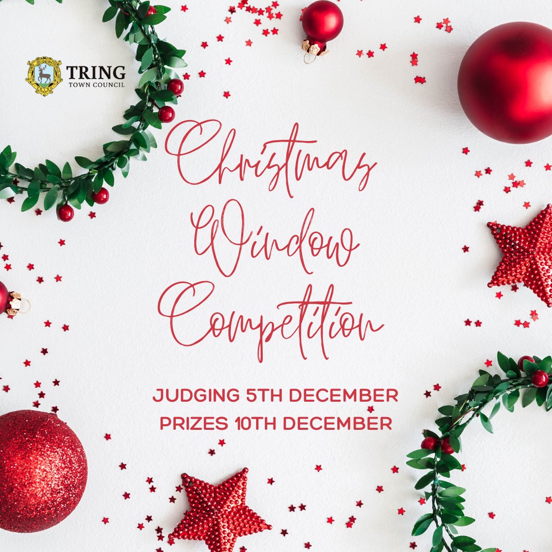 TringCouncil's tweet photo. It's Christmaaas! Judging on Monday, by our very own Mayor, Christopher Townsend. Winners announced on 10th December! #tringtogether #tringfarmersmarket #tringradio #highstreetbaptistchurch #towncouncilchristmas #christmasintring #tringtornadoes https://t.co/UfYcXLcAYt