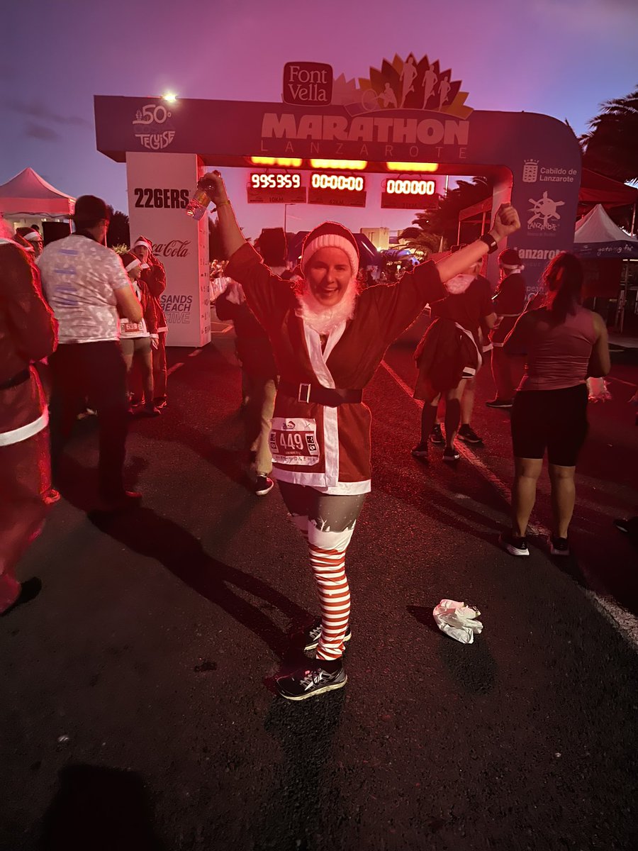 Lanzarote 5K Santa race. Tomorrow the 10K