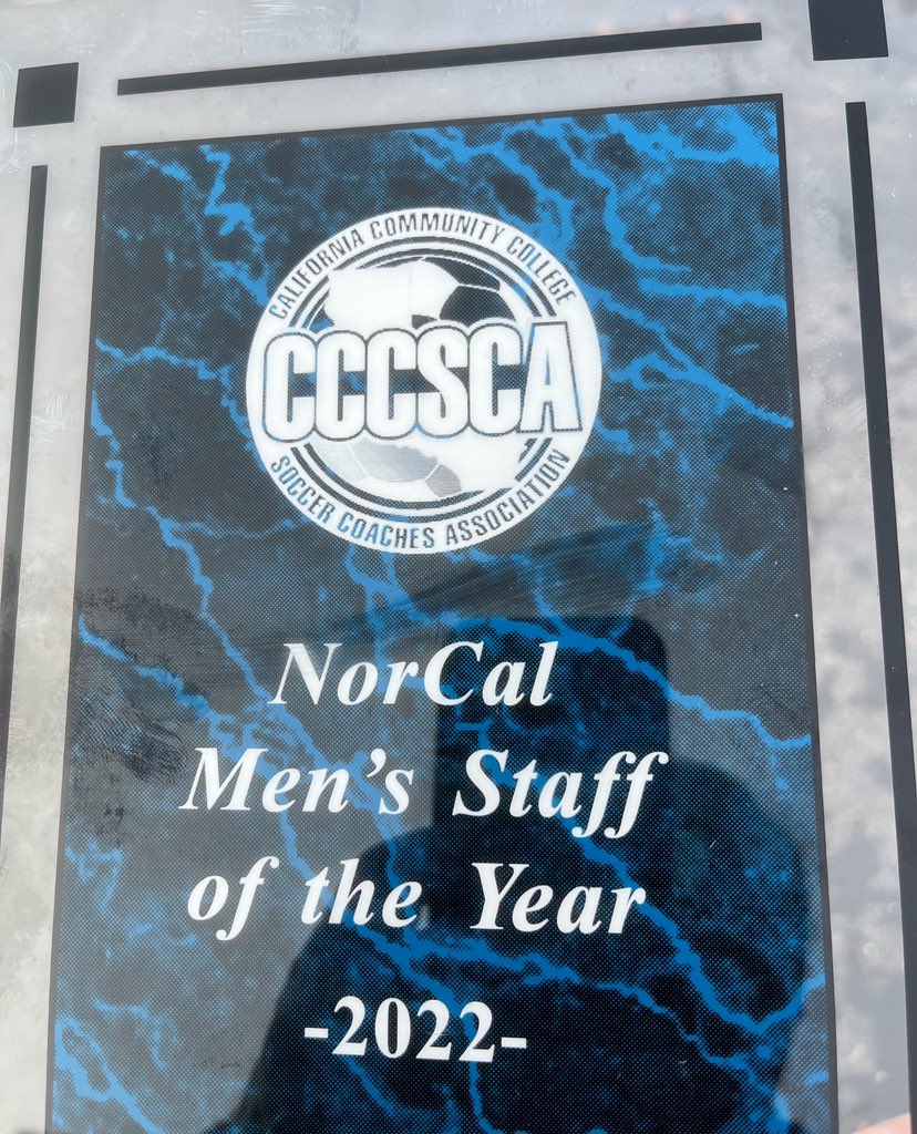 FCCMensSoccer's tweet photo. What a honor to be named the NorCal Men’s Staff of the year! 🐏 ⬆️ https://t.co/oHWSxcRwAL