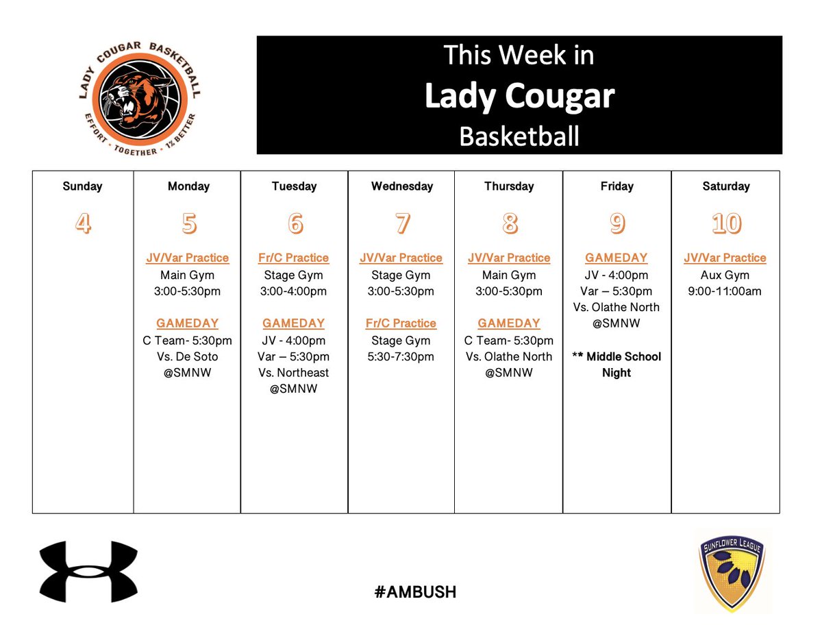 GAME WEEK!!! 🥳🙌🏀 #AMBUSH