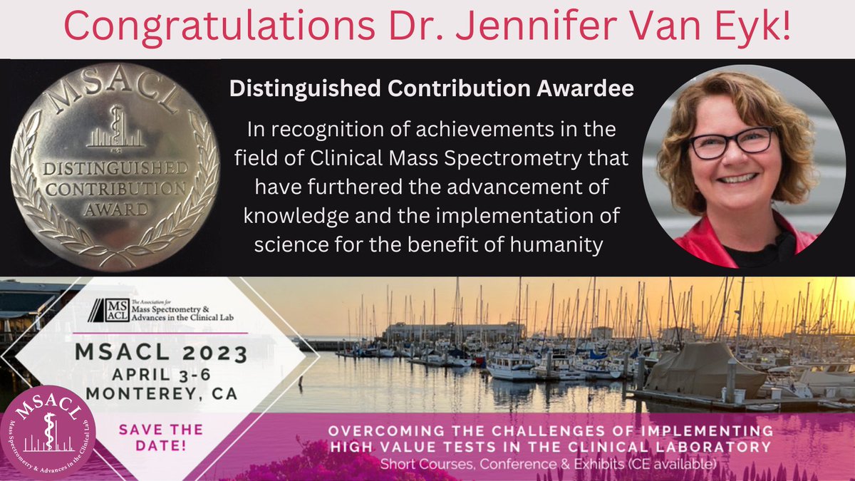 MSACL (@msacl) on Twitter photo The MSACL community honors the significant impact that Dr. Jennifer Van Eyk has made to realize the potential of #MassSpectrometry in #ClinicalChemistry as well as her dedication to community building and mentoring.
<a href="/FemalesInMS/">Females in Mass Spectrometry (FeMS)</a> <a href="/1jvaneyk/">jennifer van eyk</a> <a href="/hupo_org/">Human Proteome</a> <a href="/USHUPO/">US HUPO</a> The MSACL community honors the significant impact that Dr. Jennifer Van Eyk has made to realize the potential of #MassSpectrometry in #ClinicalChemistry as well as her dedication to community building and mentoring.
<a href="/FemalesInMS/">Females in Mass Spectrometry (FeMS)</a> <a href="/1jvaneyk/">jennifer van eyk</a> <a href="/hupo_org/">Human Proteome</a> <a href="/USHUPO/">US HUPO</a>