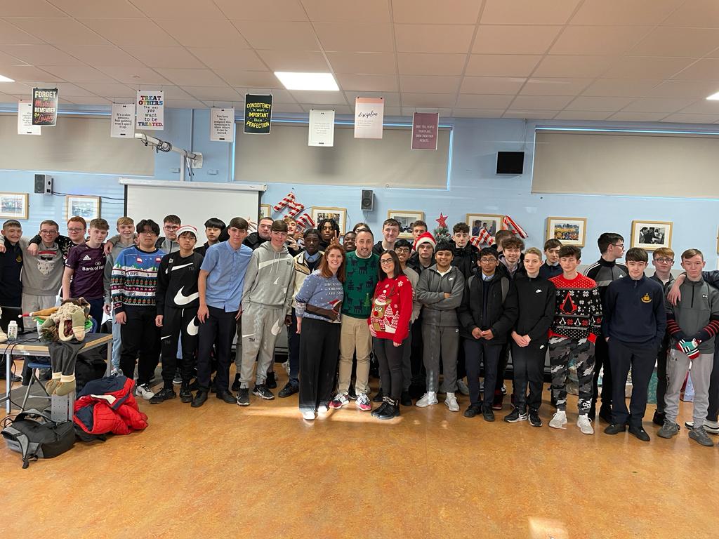 Kelly93Sarah's tweet photo. Well done to our @TYMoylePark on hosting their TY Carol Service in conjunction with our Christmas Jumper Day @moylepark we raised a successful amount for @SVP_Ireland thank you to all those who donated. https://t.co/kXjvy81gzu