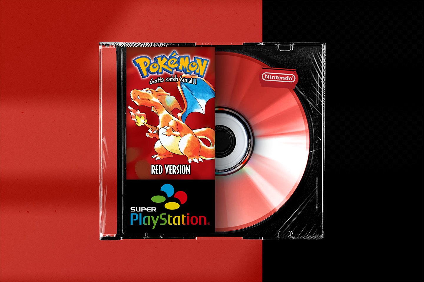 The Pokemon CD-ROM if the Nintendo PlayStation had existed. 💿 Nintendo  actually collaborated with Sony but the deal…