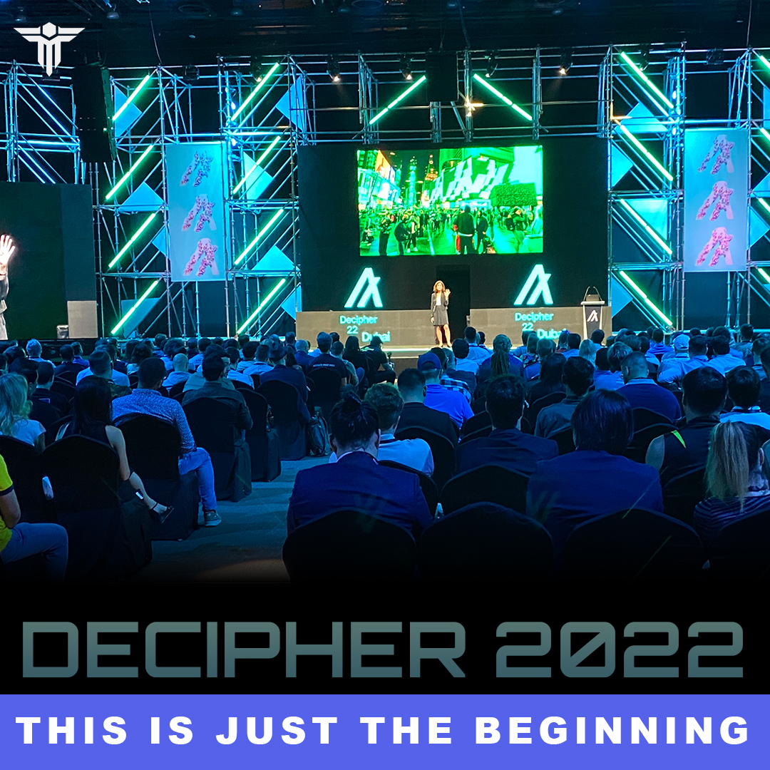 TrantorianVerse's tweet photo. This is just the beginning

More and more adoption is coming. #BlockchainGaming will lead the new cycle. So we keep working and building

#Decipher2023 will find us ready and close to #Trantorian v1 release. Hope to see you all there!

#Algofam @AlgoFoundation #Algorand

🧵6/6 🧵 https://t.co/0jVcaTnSND