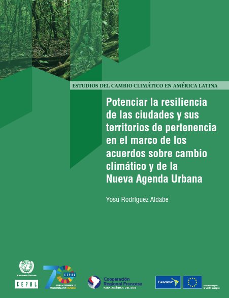 PUEC_UNAM's tweet photo. #Libropdf
¿Es posible potenciar la resiliencia de las ciudades y sus territorios de pertenencia en el marco de los acuerdos sobre cambio climático y de la Nueva Agenda Urbana?
Este libro de CEPAL propone la respuesta
👉👉 https://t.co/sxR73M0Dcw https://t.co/cFNhPyzgLO