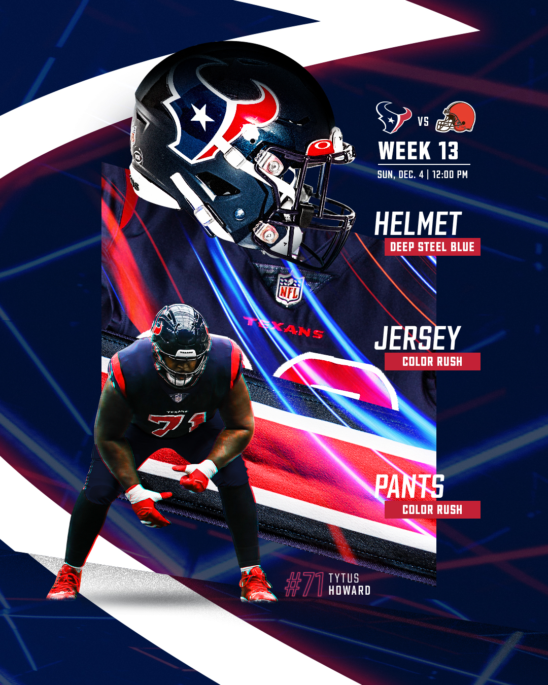 Houston Texans on X: 'Color rush >>>