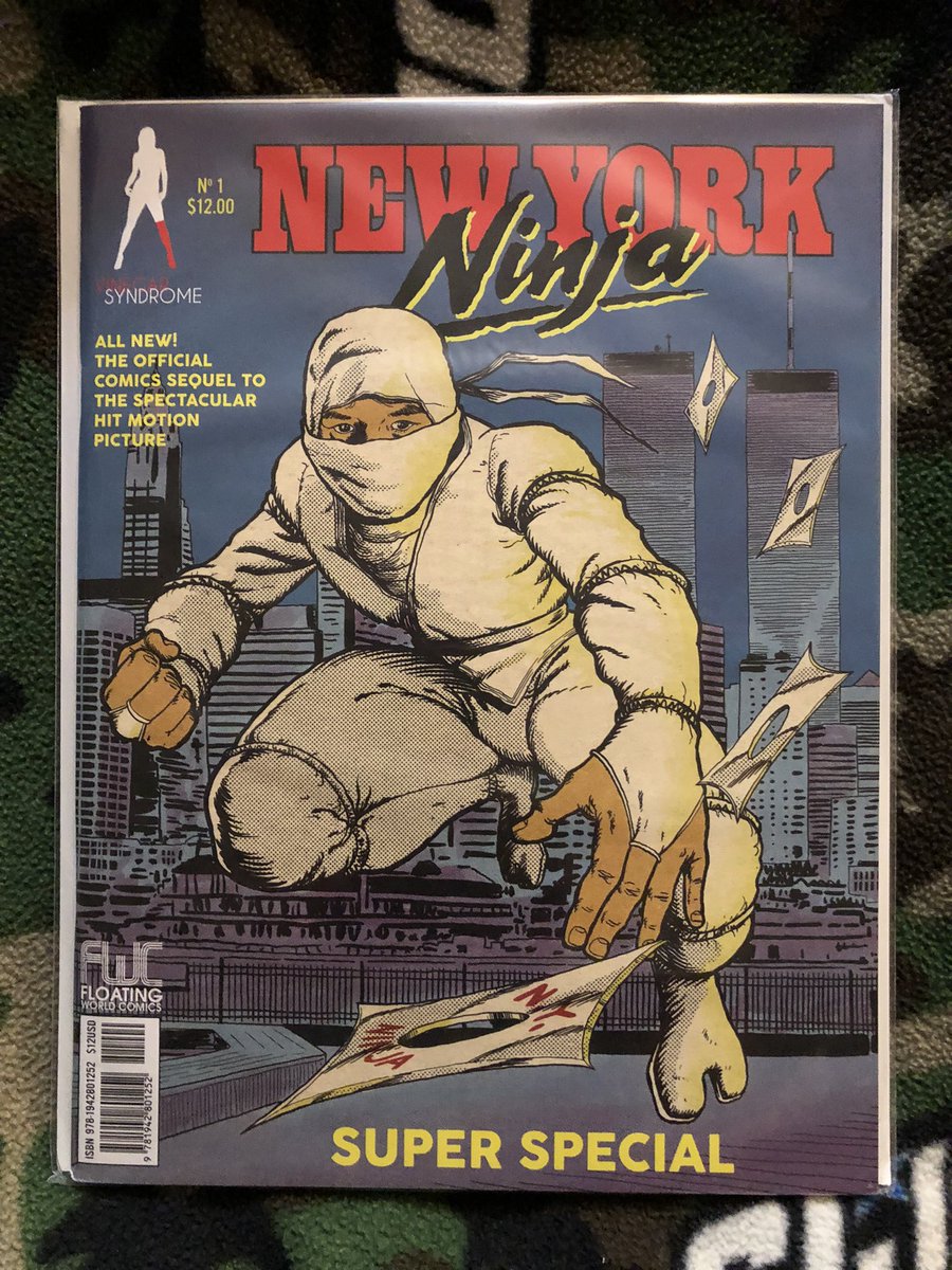 Pretty excited about @CharlesForsman continuing the #NewYorkNinja @VinegarSyndrome release! A highlight from the @mycomicshop #NCBD shipment!