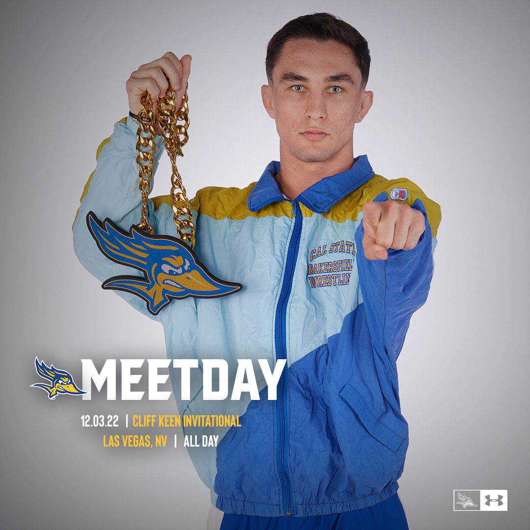 Time to finish strong! The `Runners are back here in Vegas for the second and final day of the Cliff Keen invitational.

📍 Las Vegas, Nev.
⏰ 10 a.m. PT (All Day)
📈/🎟️ GoRunners.com/Live
#RunnersOnTheRise