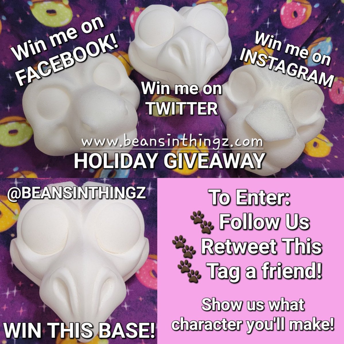 beansinthingz's tweet photo. 🎉 HAPPY HOLIDAYS 🎉
This year I am doing a special holiday event! 

Easy to enter! 3 STEPS!
📌 FOLLOW
🎁 SHARE
🏷 TAG A FRIEND!

2 weeks from now, I will assign everyone numbers and draw a random number! My holiday gift to you! Don't forget to enter on Facebook and Instagram! https://t.co/MR66xoYlBg