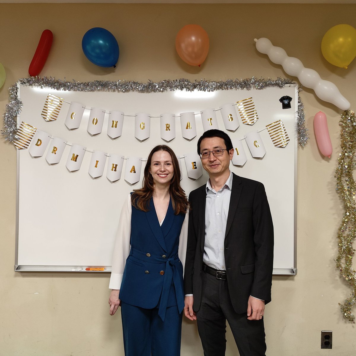 Introducing newly minted Dr. Mihaljevic @Lyoobitsa for Qiu Lab! <a href="/BCMB_JHMI/">BCMB Graduate Program at JHMI</a>

She will join David Baker Lab <a href="/UWproteindesign/">Institute for Protein Design</a> for postdoc to design ion channels from scratch. Best wishes for your future adventure!