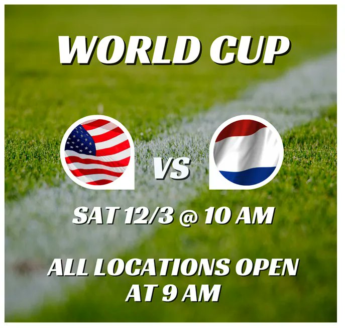 Where are you watching USA vs Netherlands? Consider the best box seats... at matchbox! Enjoy our boozy brunch with mimosas and bloody marys! All DC matchbox locations will open at 9 AM including Capitol Hill, Cathedral Commons, and Penn Quarter. Go Team USA!