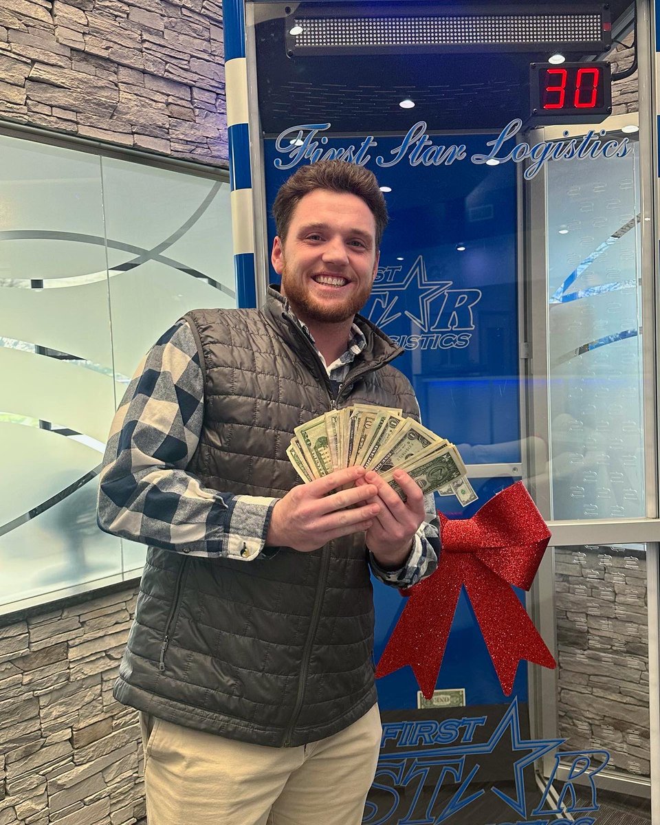 Firststarlog's tweet photo. Keegan returned to the money machine today after winning our monthly sales competition - Congratulations, Keegan! go treat yourself 👏🏼💸 #moneymachine https://t.co/FiteOuTAm3