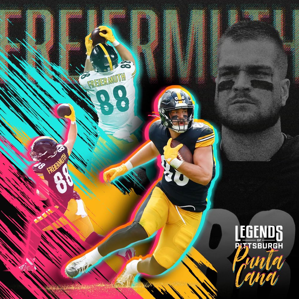 pat_fry5's tweet photo. I’d love to meet you in Punta Cana in 2023 with the Legends of Pittsburgh @LegendsofPGH. Code PAT saves you $50 #AlwaysLegendary #LegendsofPGH #SteelerFans https://t.co/zP1dX3Zzlp