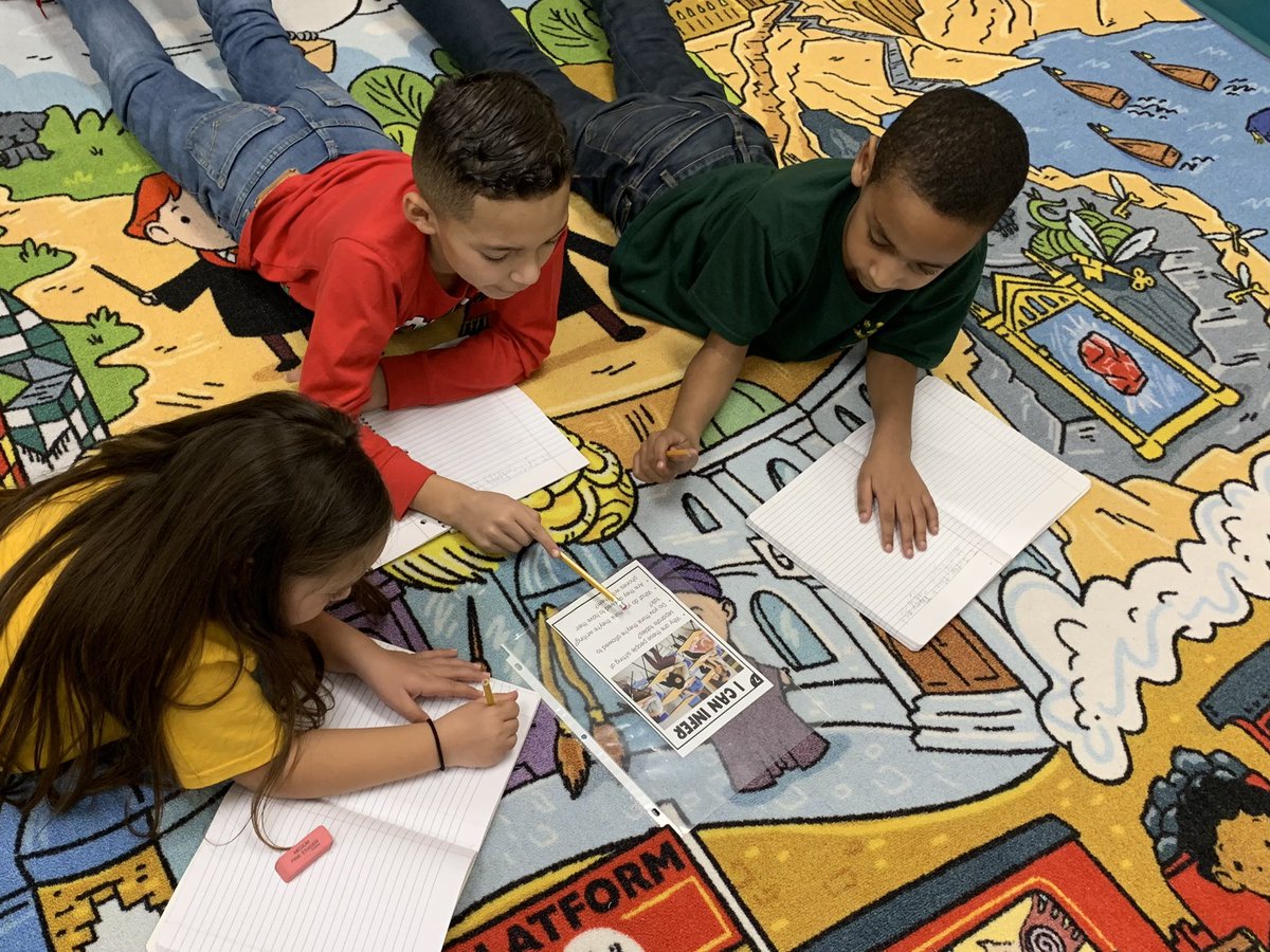 Mrs_SernaTX's tweet photo. We are working together to make inferences. Inferencing is a new skill that requires a lot of active listening and speaking as we use our clues to defend our answers. https://t.co/gx4qoB1RGF
