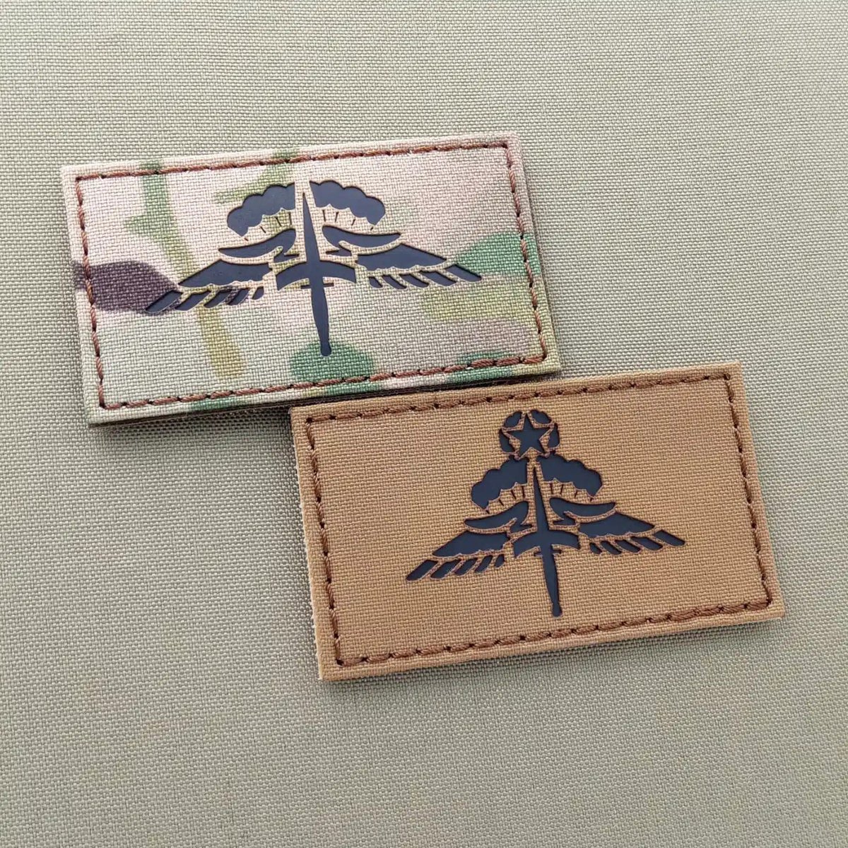 tacticalfreaky's tweet image. SUPER FRESH! These are one of the last additions to our growing catalog of laser-cut patches! By request, the Military Freefall HALO Wings Parachutist Badge Patches are up on the site waiting for you on TACTICALFREAKY.COM.

#lasercutpatches  #tactical_freaky #infraredpatches