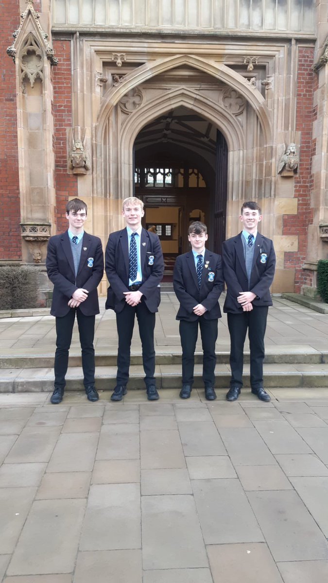 slgmaths's tweet photo. Well done to our Year 13 and 14 Maths students who won QUB Maths Quiz today. A brilliant achievement for these very gifted Mathematicians. @QUBMathsPhys @SLGBallymena https://t.co/b9DQxvomlK