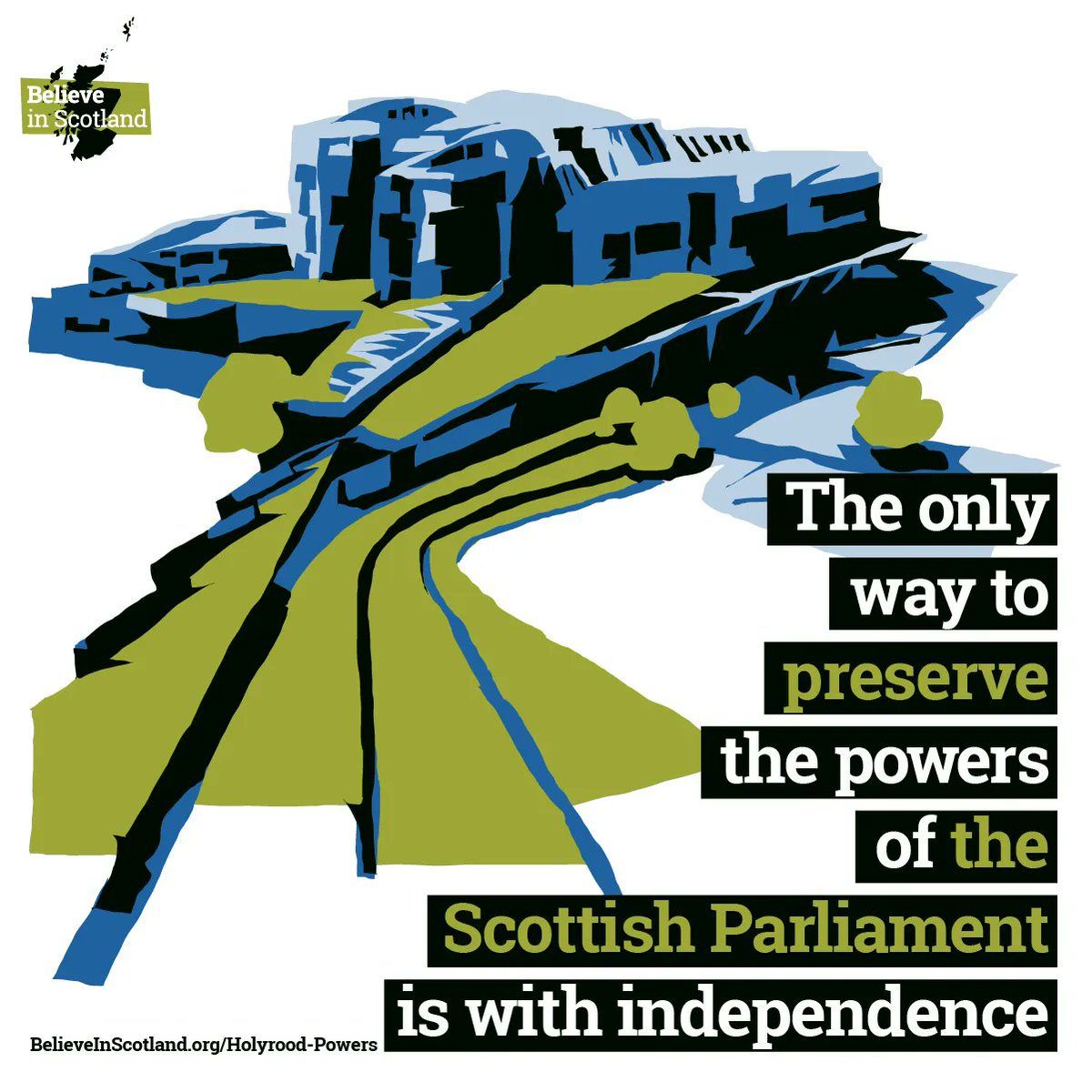 YesPollok's tweet photo. The only way to preserve the powers of the Scottish Parliament is with independence. https://t.co/VkS4nAui7K