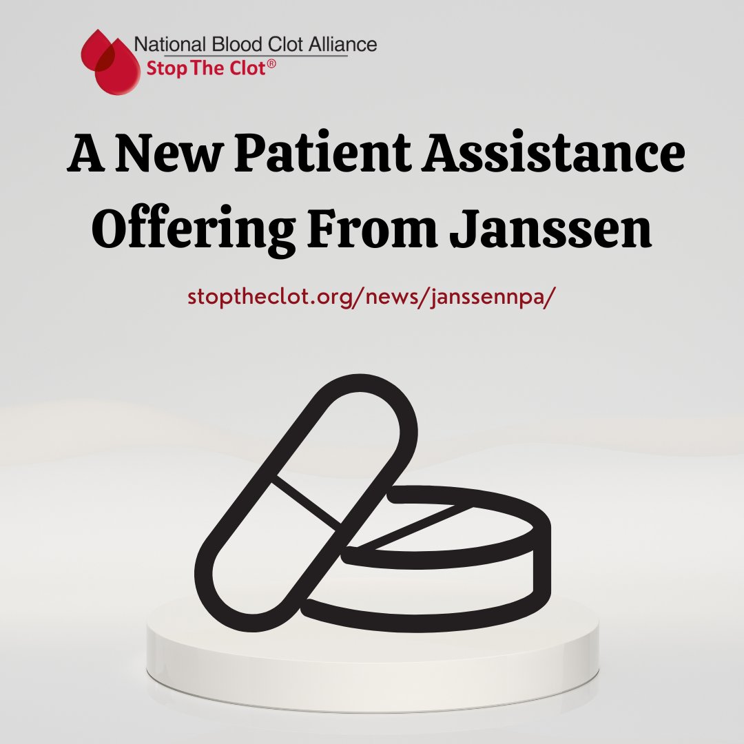 StopTheClot's tweet image. The manufacturer of #Xarelto, @JanssenUS, is expanding their patient assistance offerings to support insured patients who have inadequate coverage for 2023! Learn more about eligibility requirements and the enrollment process: stoptheclot.org/news/janssennp…  

#insurance #stoptheclot