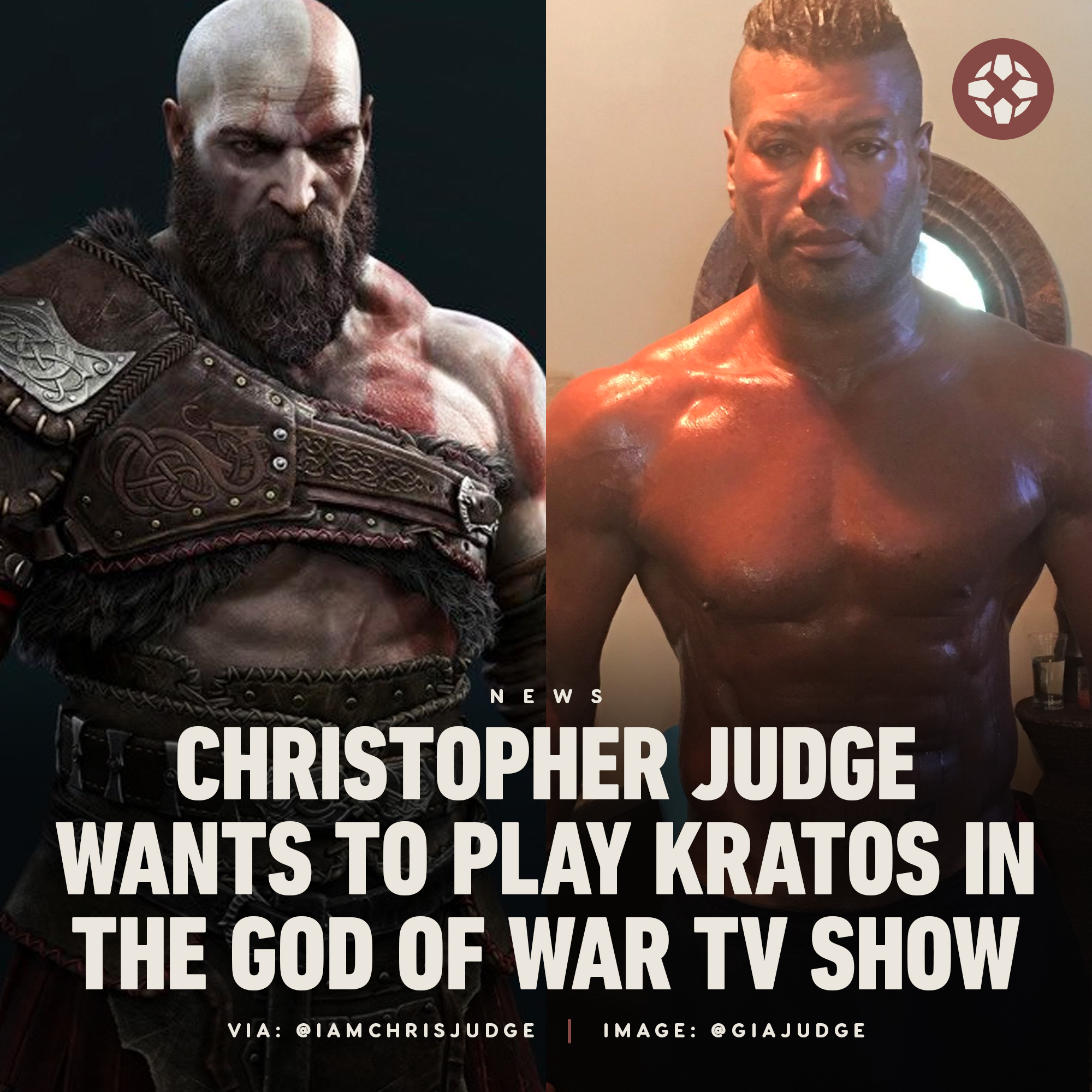 We love Christopher Judge 😂 #godofwar #kratos #christopherjudge