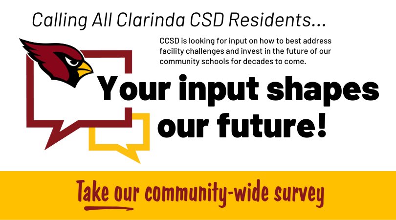 CCSDCards's tweet photo. ➡️ https://t.co/t2rASIaNZ4 ⬅️

📣 CCSD #Residents...We want to #hear from you! CCSD is looking for input on how to best address facility challenges and invest in the future of our community schools. #communityvoice #buildingafoundationforsuccess https://t.co/kOGLA5ByDb