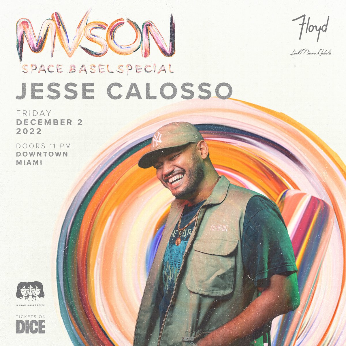 floydmiami's tweet photo. Come over! Basel is just starting over here 😎
@MasonCollective + @guti_desolat + @JesseCalosso + #Slugg are going to rip it tonight!

#LinkMiamiRebels
TIX ⬇️⬇️⬇️
https://t.co/4N8rdLdgqk https://t.co/uoiv0CdT6e