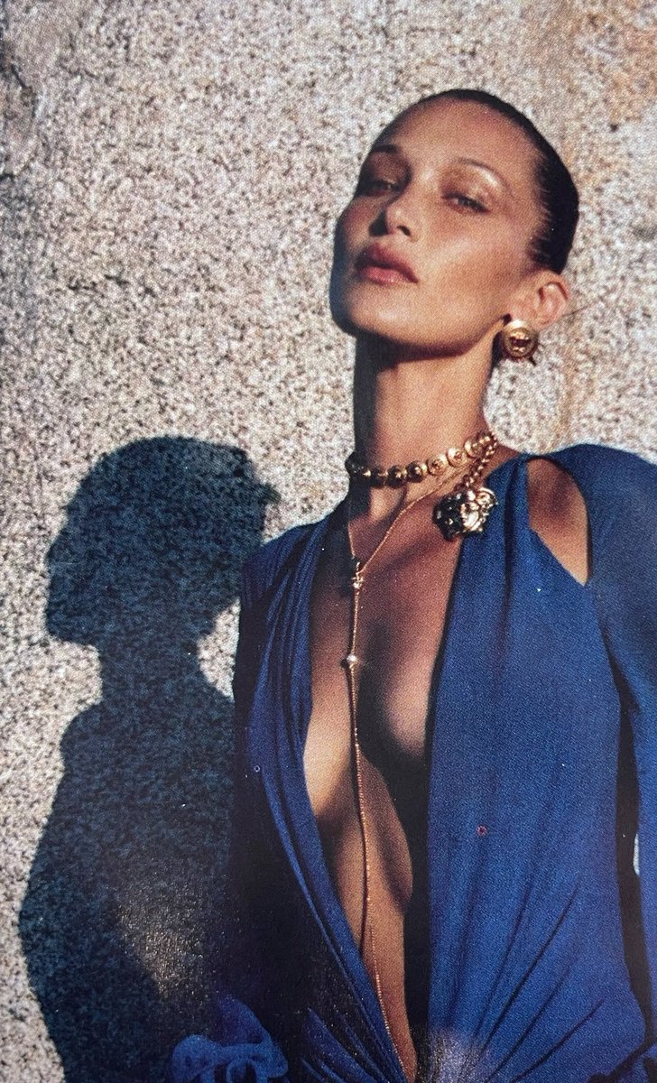 bella hadid for versace